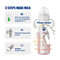 Viaje 5 en 1 botella de alimentación anti del vidrio del cólico 240ml portátil para recién nacido